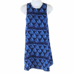 St. Tropez West nautical print swing dress